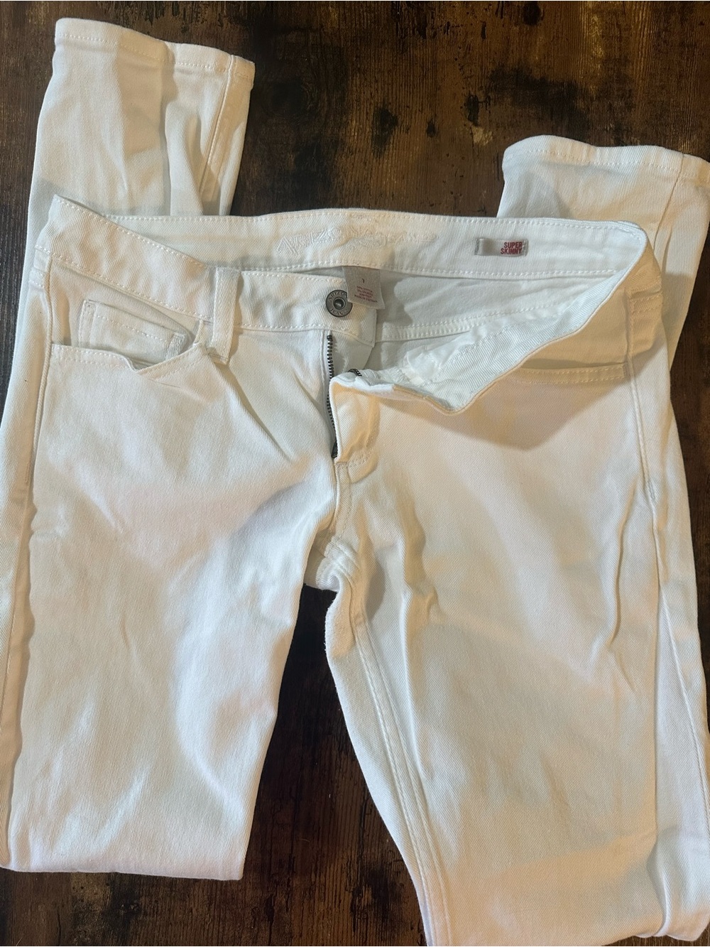 Arizona Jean Company White Denim Jeans